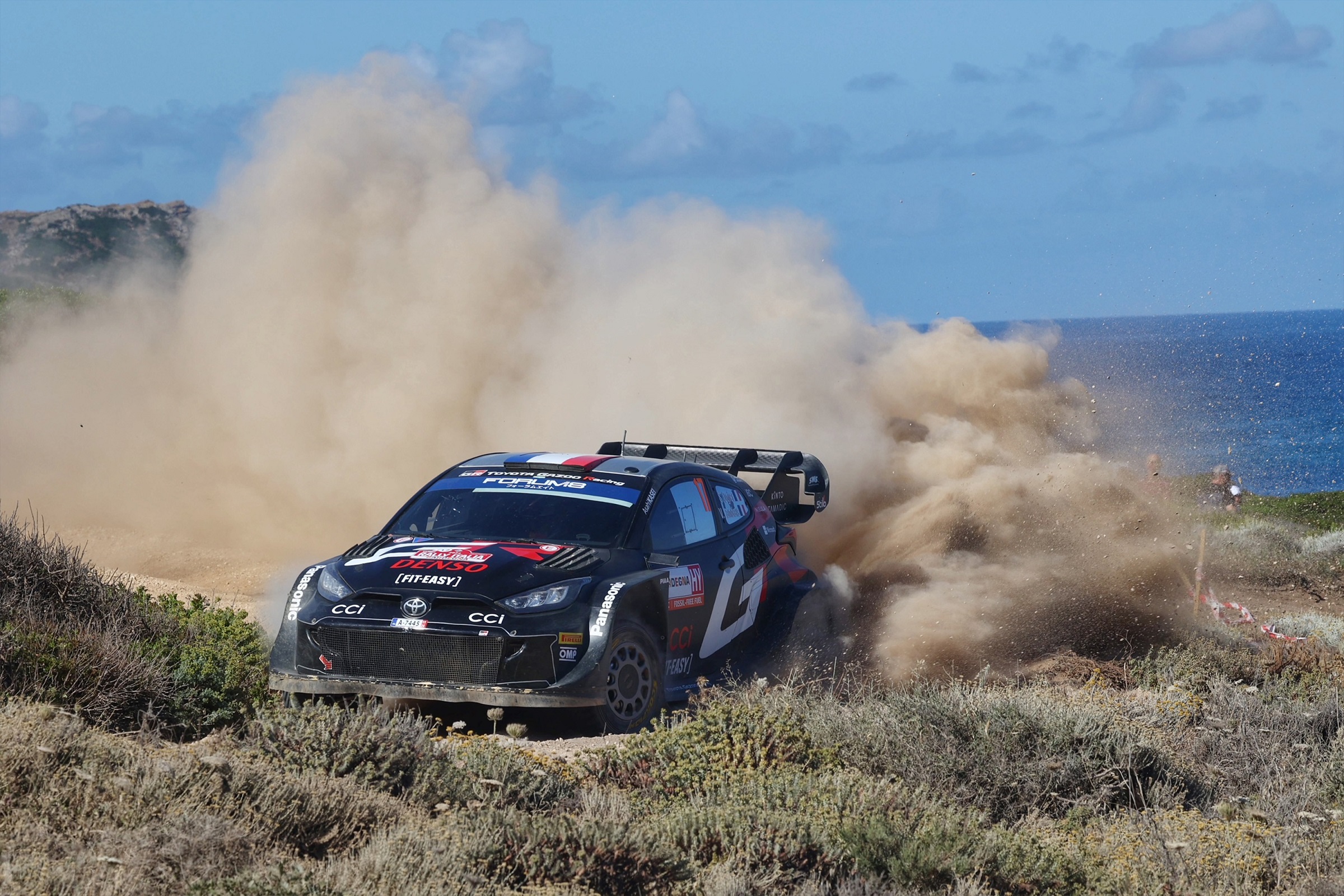 TOYOTA GAZOO Racing Secures Well-deserved Podium Finish at Rally Italia Sardegna