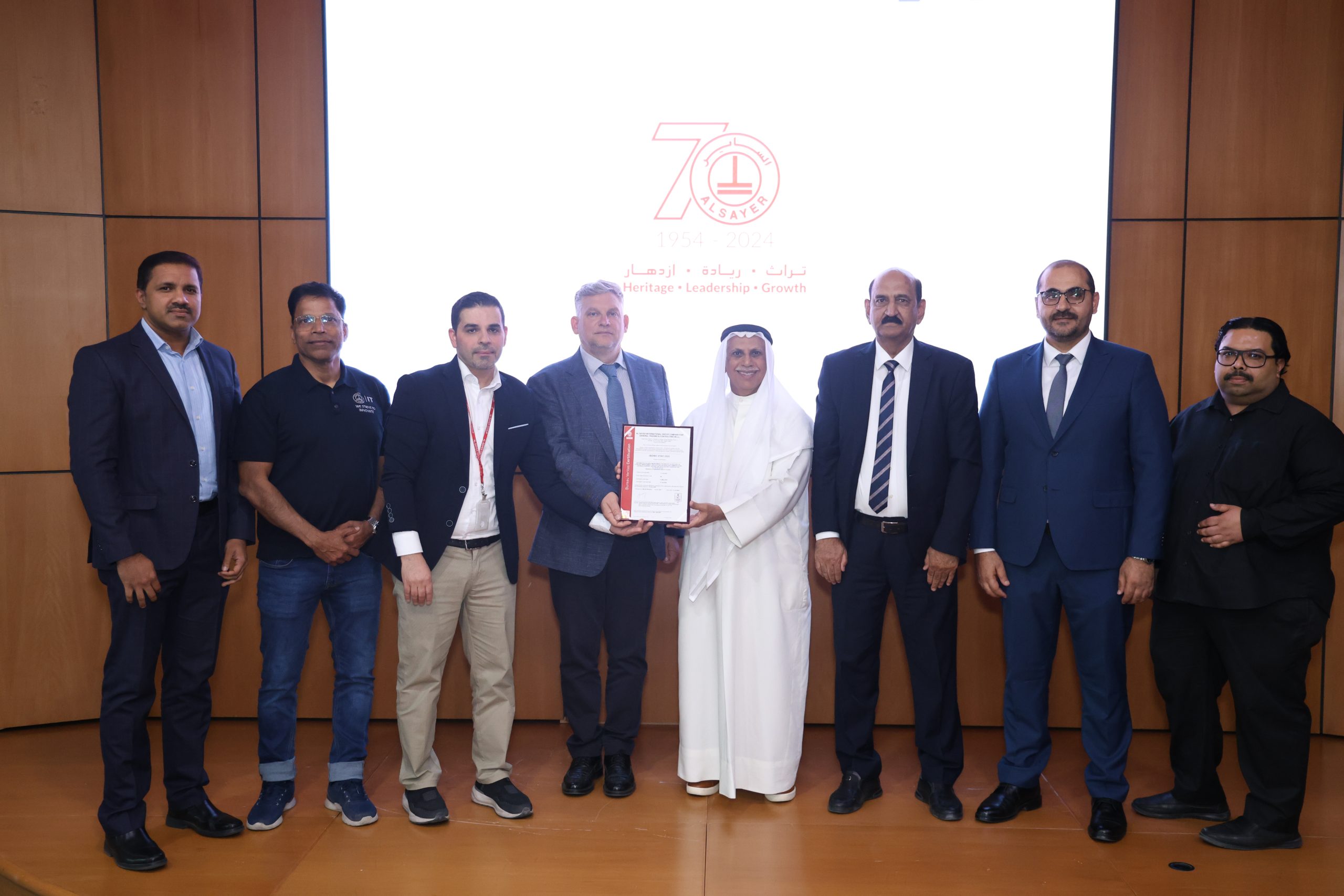 ALSAYER Group Achieves Prestigious ISO 27001:2022 Cybersecurity Certification
