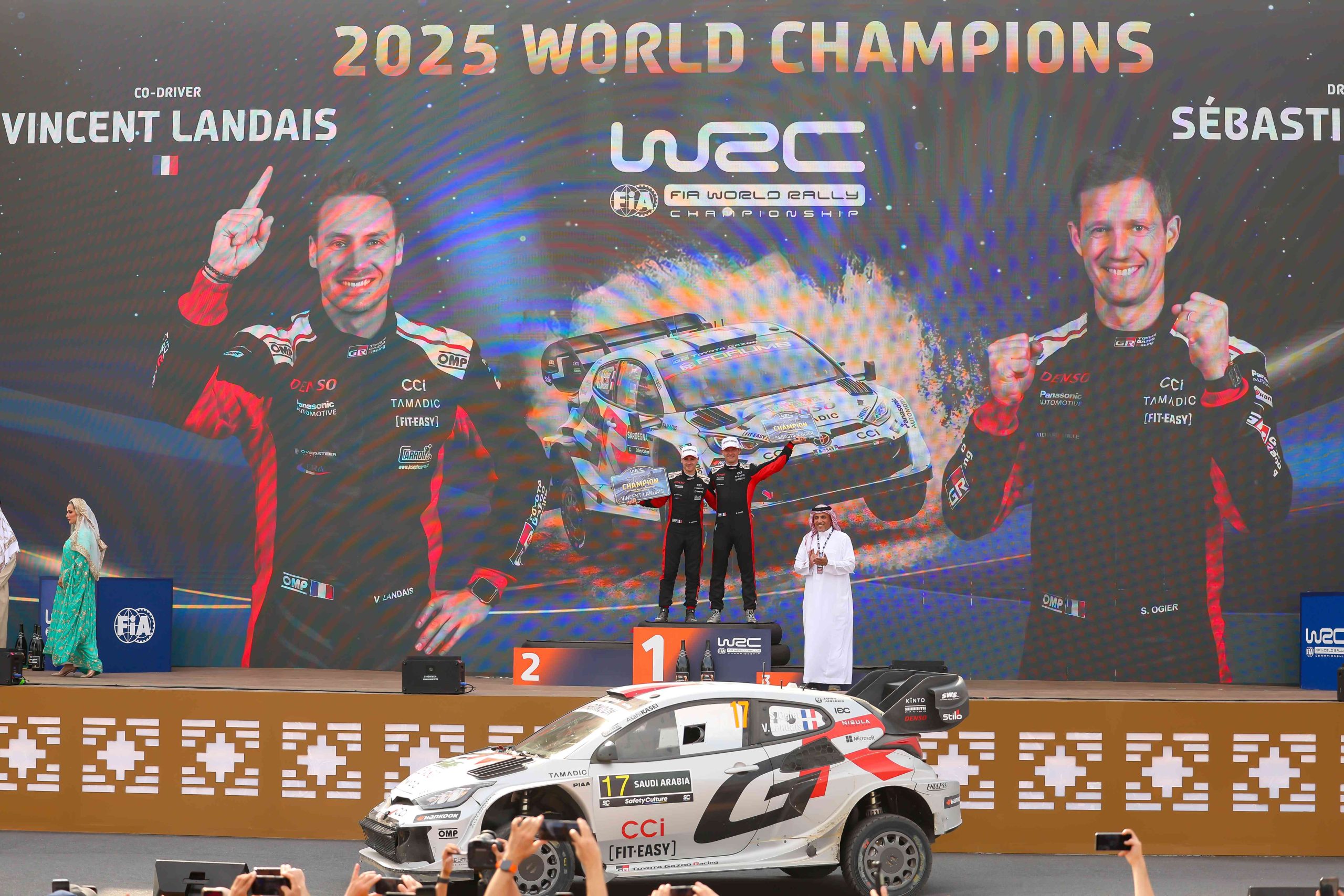 Ogier Clinches Record-Equalling Ninth World Title with TOYOTA GAZOO Racing at Rally Saudi Arabia